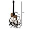 Vintiquewise Guitar Shape 5-Bottle Wine Rack - Vintage Decorative Freestanding Wine Holder and Storage Organizer for Kitchen, Dining Room & Home Bar - Perfect Rock N Roll Gift for Wine and Music Lover